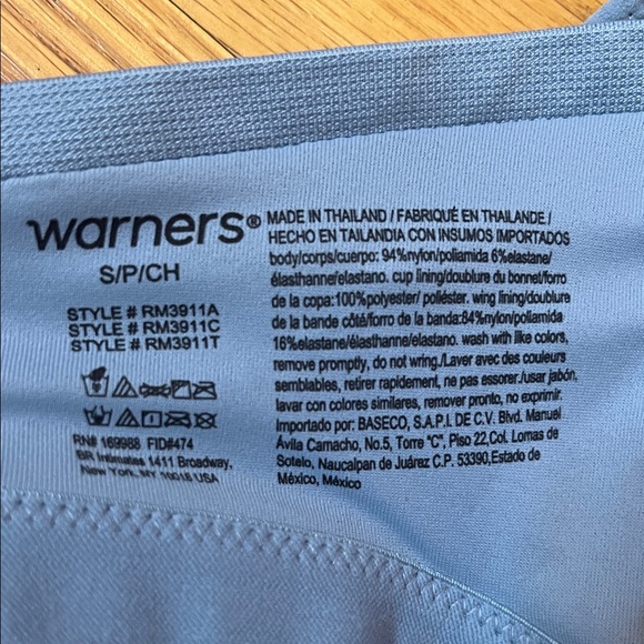 Warner's Easy Does It No Dig Wire-Free Bra
Comfort Slate Blue Adjustable Straps - Picture 3 of 6